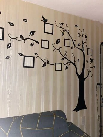 Black 3D DIY Photo Tree Wall Sticker Family Wall Decals Mural Art Home Decor photo review