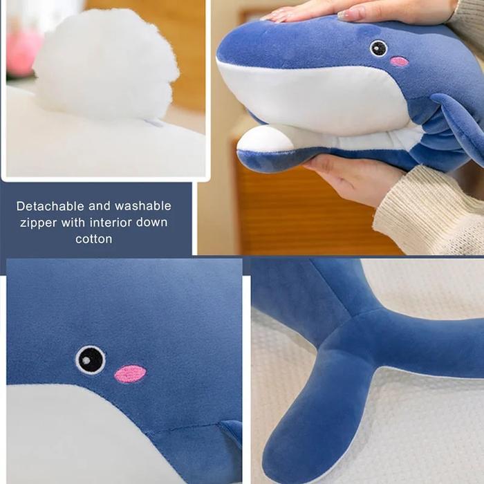 Giant Soft Plush Whale Toy for Kids Birthday