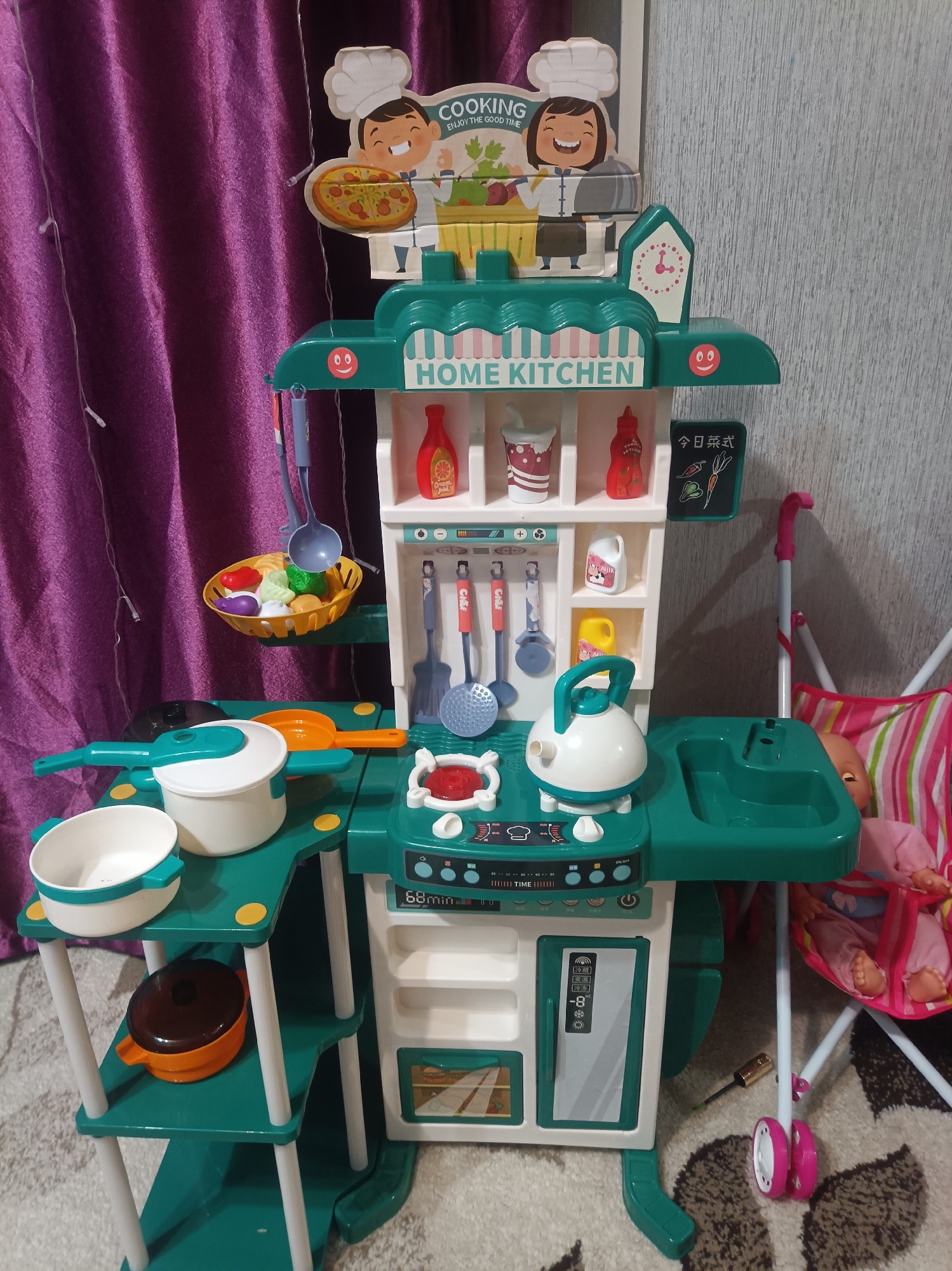 Children's Kitchen Toys Cooking Sound Effects photo review