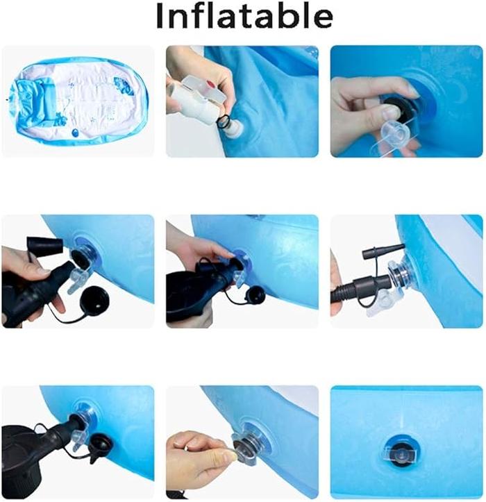 Large Portable Inflating Shower Bathtub For Adults