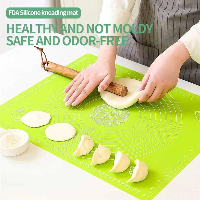 Large Silicone Baking Mat with Scale for Dough Rolling