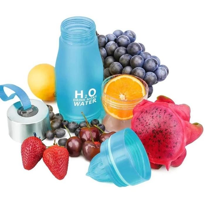Leakproof Fruit Infuser Water Bottle with Citrus Juicer