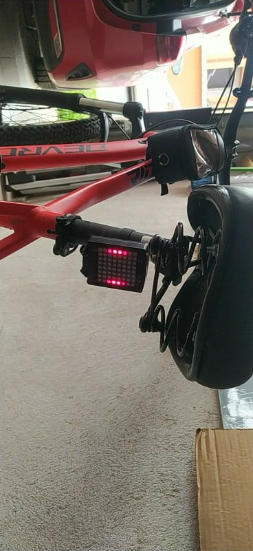 Led Bicycle Wireless Turn Light Indicator Taillight photo review