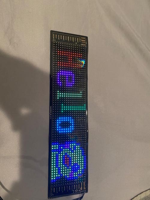 LED Sign for Car, Flexible LED Matrix Panel USB 5V, Bluetooth Application Control DIY Programmable Scrolling LED Sign photo review