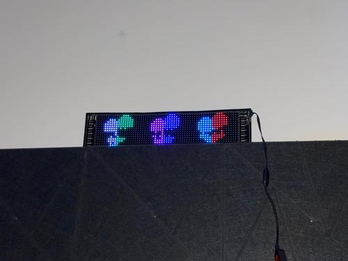 LED Sign for Car, Flexible LED Matrix Panel USB 5V, Bluetooth Application Control DIY Programmable Scrolling LED Sign photo review