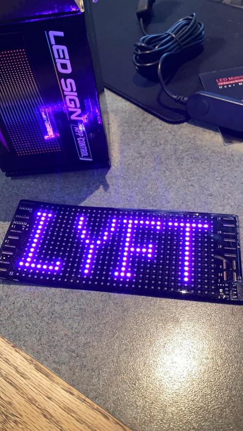 LED Sign for Car, Flexible LED Matrix Panel USB 5V, Bluetooth Application Control DIY Programmable Scrolling LED Sign photo review