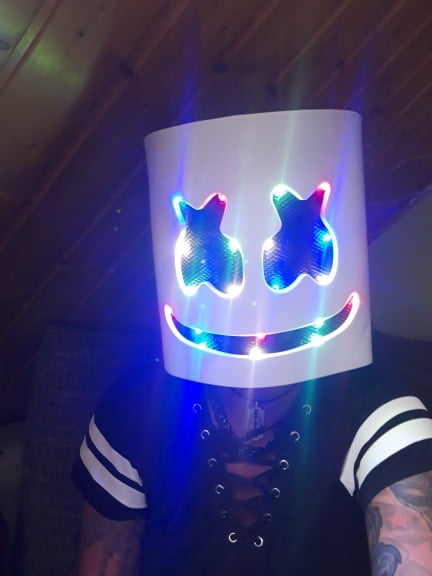 LED DJ Mask For Halloween Parties photo review