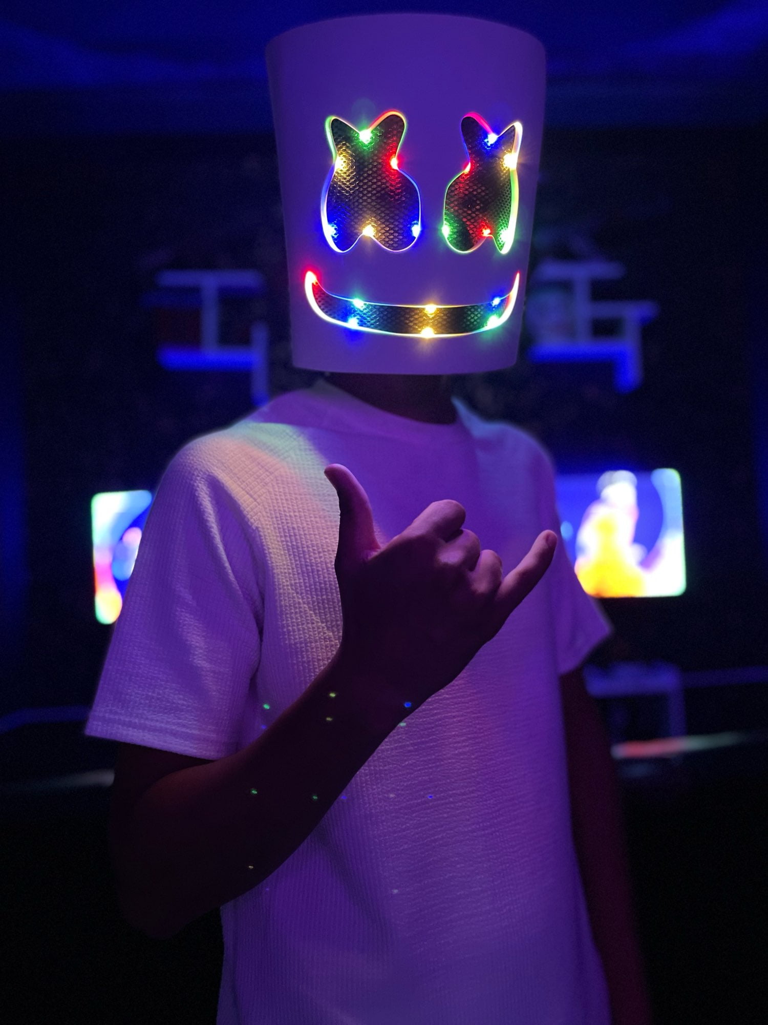 LED DJ Mask For Halloween Parties photo review