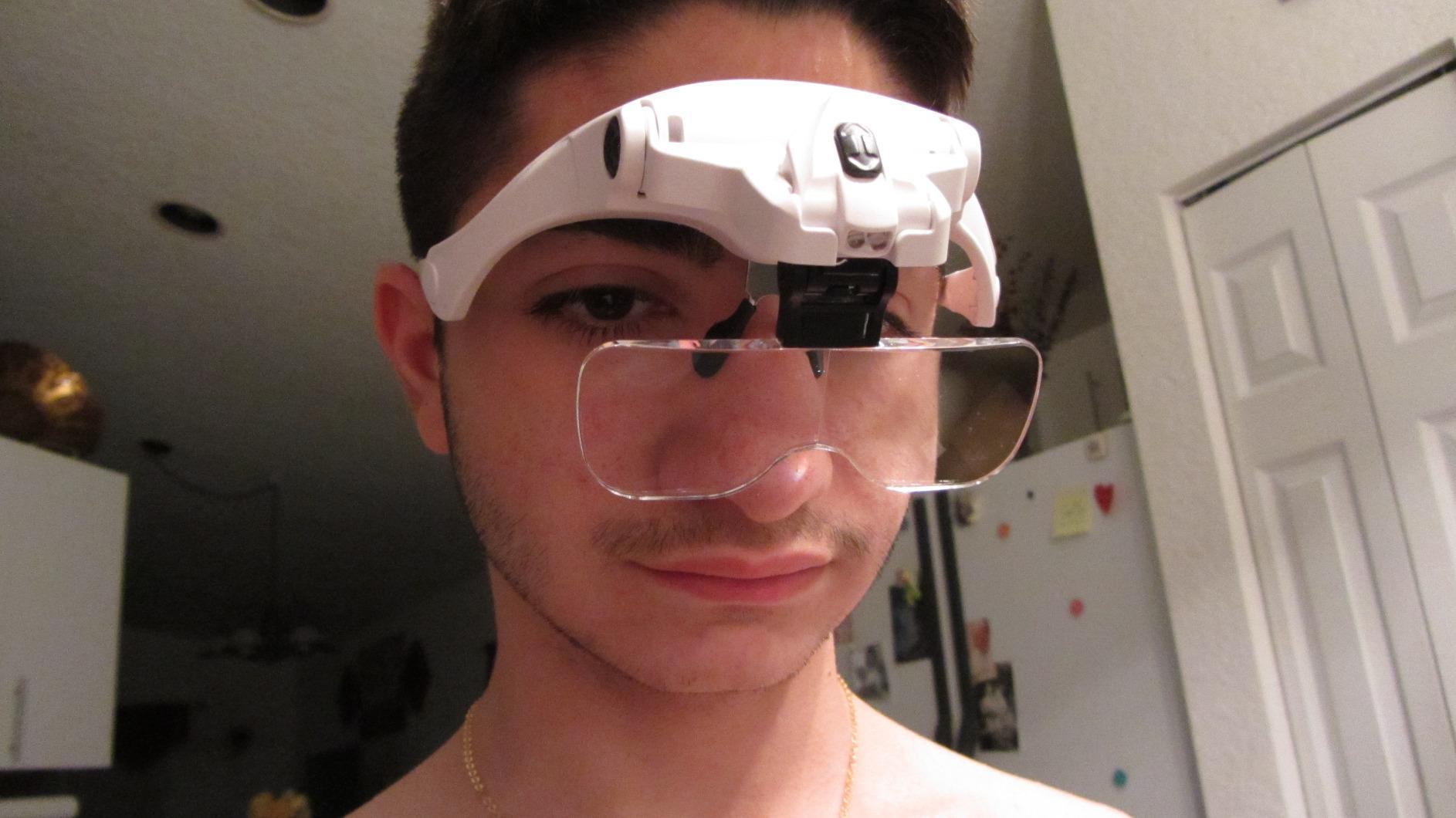 LED Eyeglasses Headband Magnifier photo review