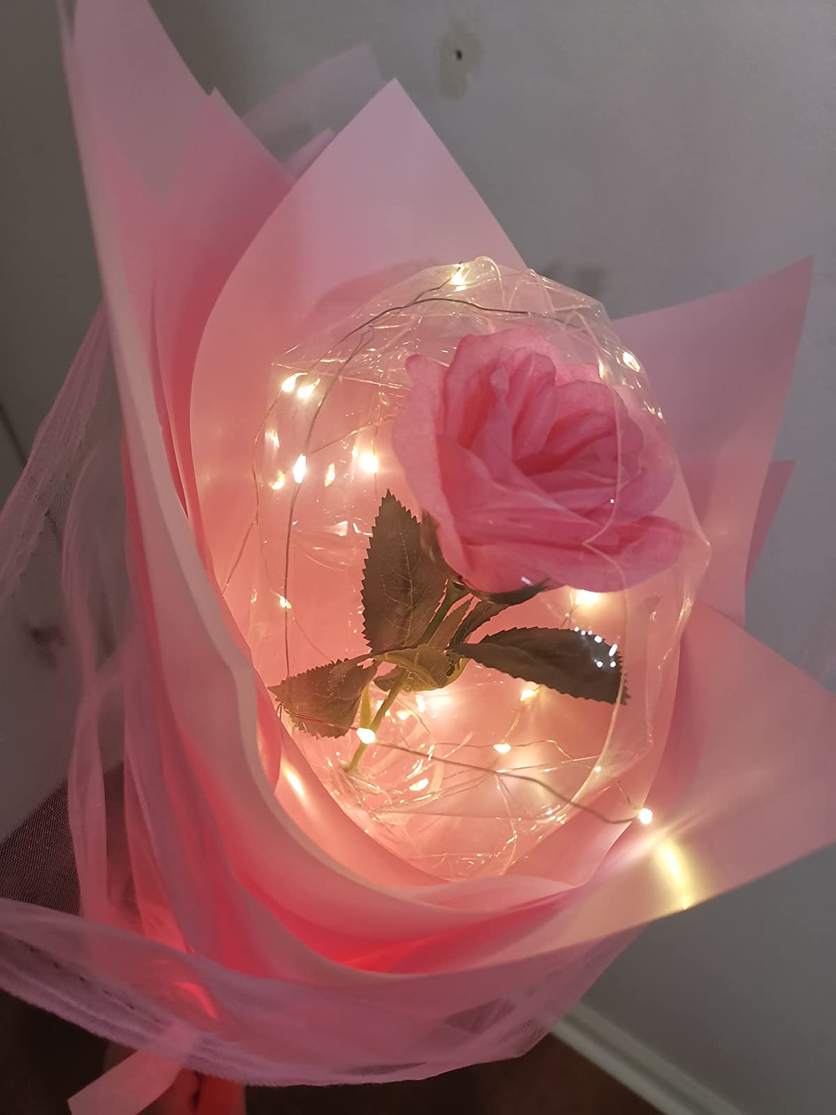 LED Luminous Balloon Rose Bouquet photo review