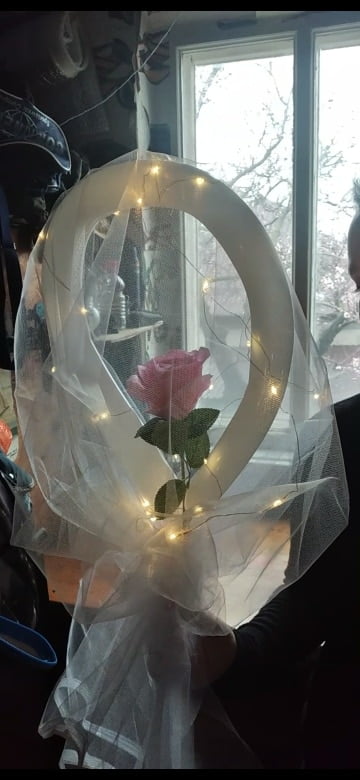 LED Luminous Balloon Rose Bouquet photo review