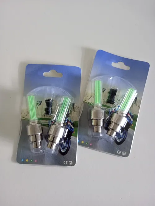 LED Motion Sensor Wheel Valve Cap Lights with Batteries photo review
