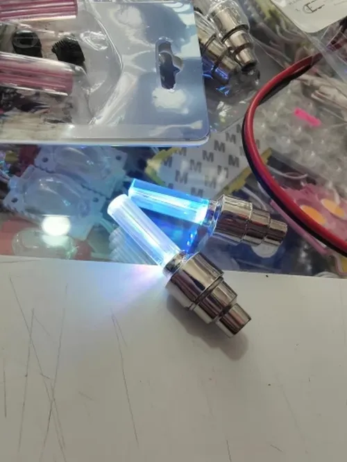 LED Motion Sensor Wheel Valve Cap Lights with Batteries photo review
