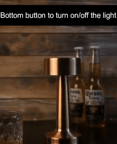 LED Table Lights Retro Bar Coffee 3 Color Table Lamp Touch Sensor