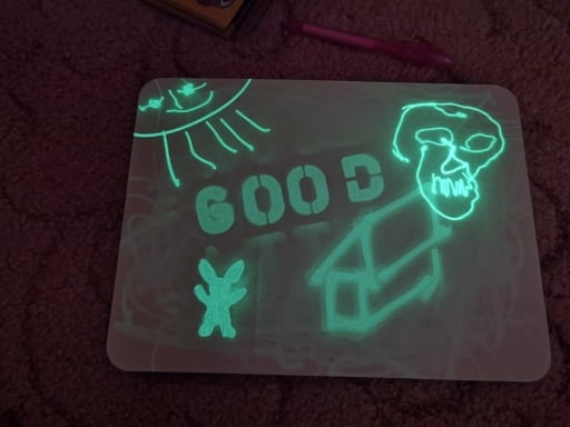 Light Drawing Pad - 3D Magi 8 Light Effects Educational Toy photo review
