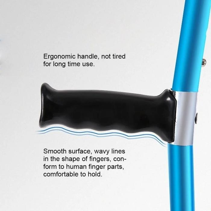 Adjustable Folding Aluminum Alloy Walking Crutch Stick