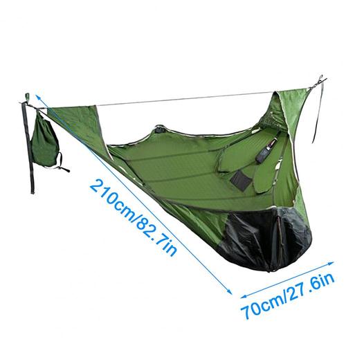 Long Lifespan Breathable Flat Lying Hammock Sleeping Bag Camping Equipment