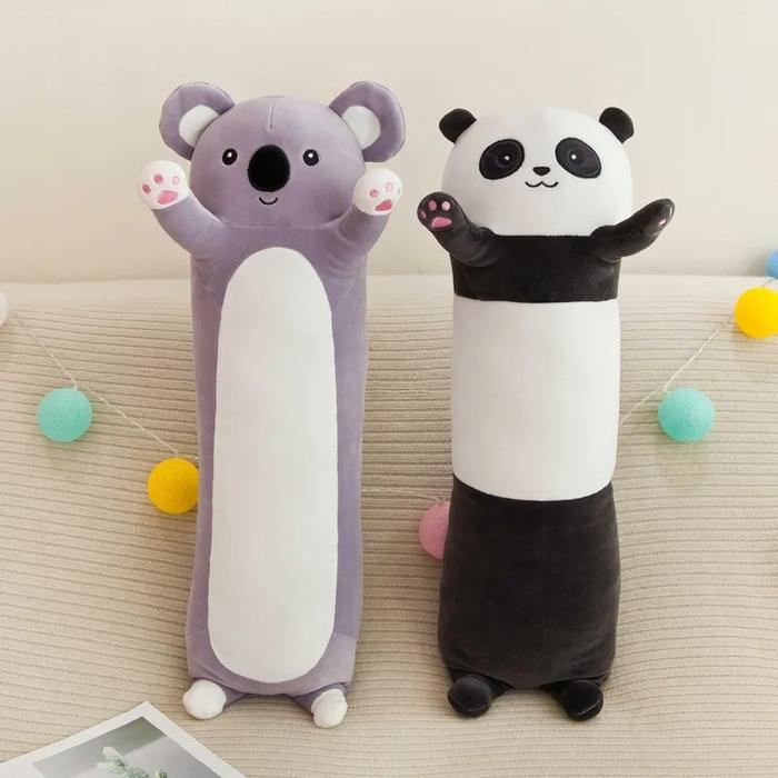 Giant Panda Plush Bolster Pillow Stuffed Toy