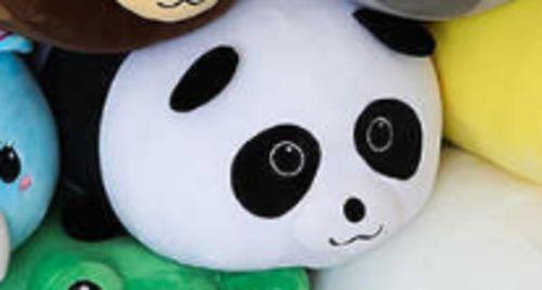Giant Panda Plush Bolster Pillow Stuffed Toy photo review