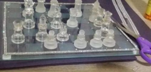 Luxury Glass Chess Board photo review