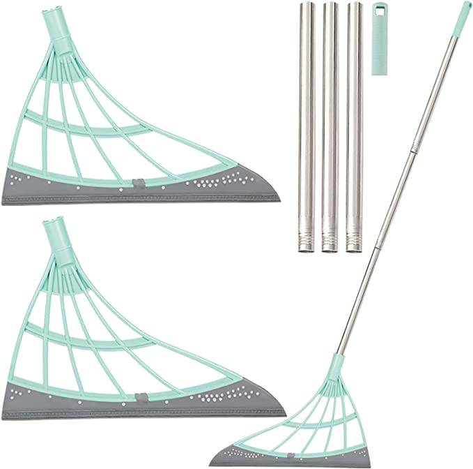 2 In 1 Multifunction Magic Broom Silicone Squeegee & Wiper Clean Sweeper  Floor - Helia Beer Co
