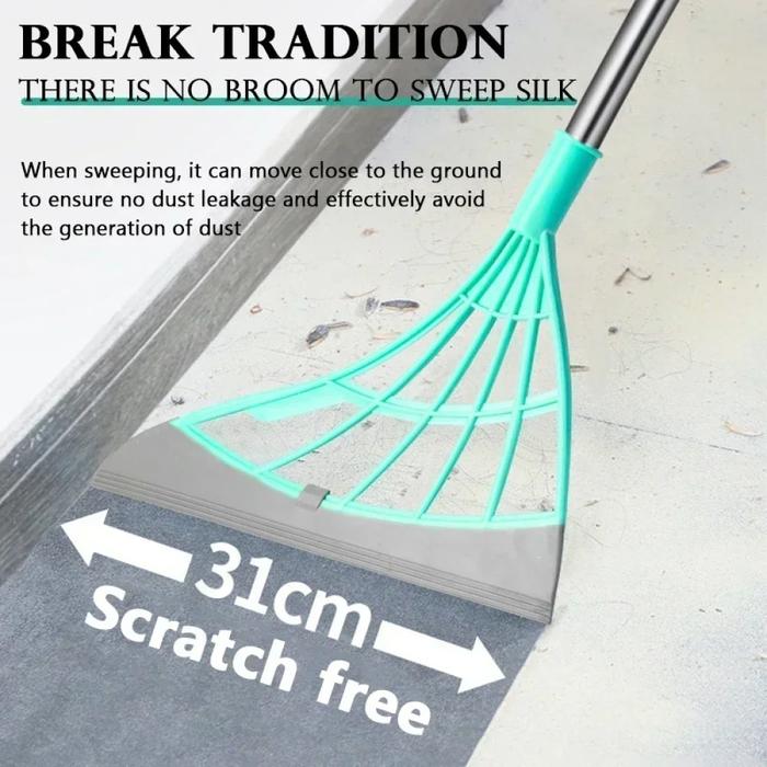 Silicone Rubber Broom Mop for Floor Cleaning