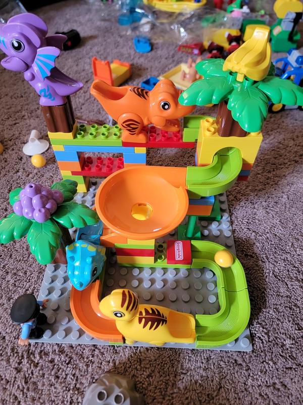 Marble Run Building Blocks Dino Toys, STEM Ball Race Track for Boys & Girls with Functional Dinosaur Building Blocks photo review