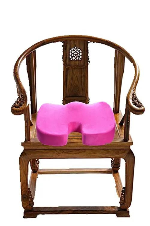 Memory Foam Gel Seat Cushion for Tailbone, Sciatica, and Back Pain Relief