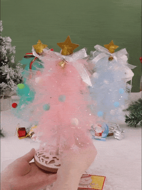DIY Mesh Christmas Tree Kit for Kids, Merry Christmas Decorations, Home Decor
