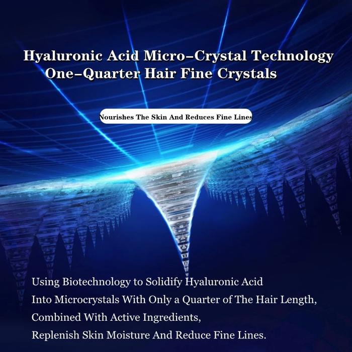 Microneedle Hyaluronic Acid Patches for Eyes, Face, Forehead