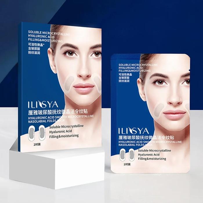 Microneedle Hyaluronic Acid Patches for Eyes, Face, Forehead