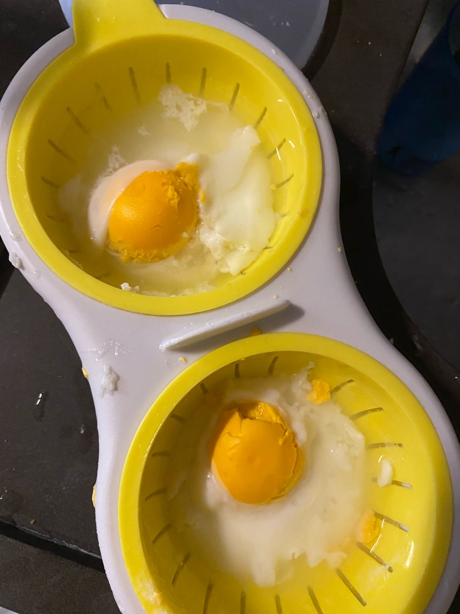 microwave eggs poacher double cup egg