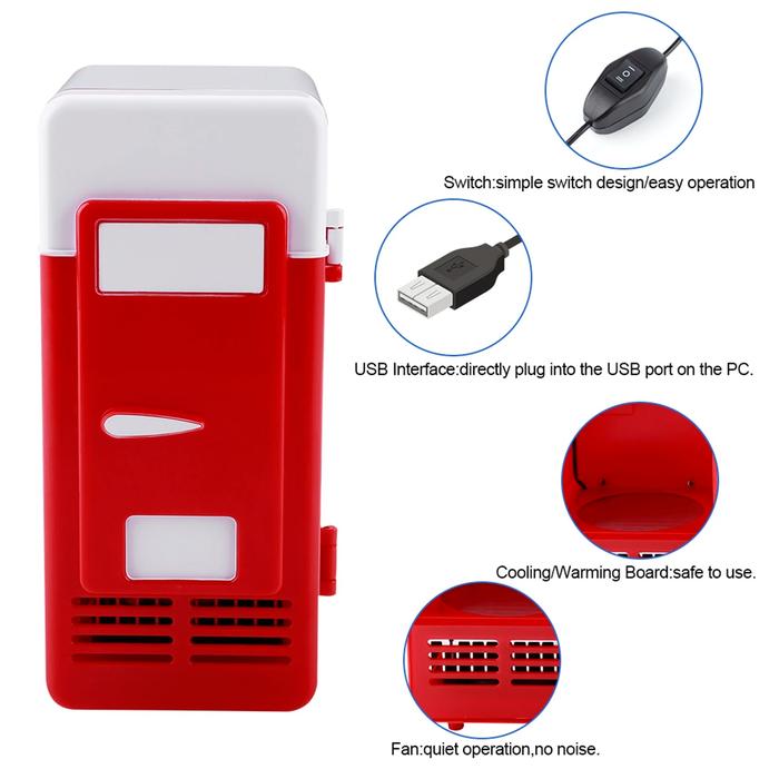 USB Mini Dual-Use Drink Cooler Warmer
