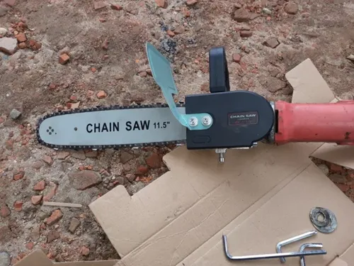 Mini Electric Chainsaw Bracket Adjustable Universal photo review