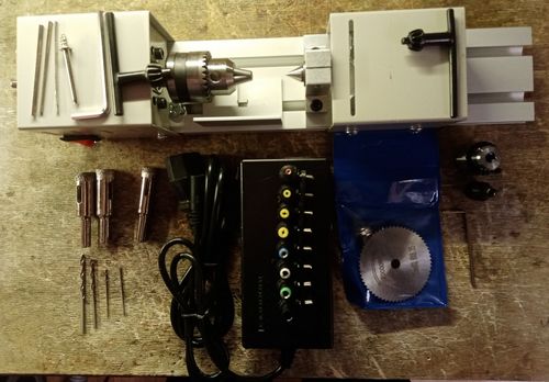 Mini Lathe for Wood and Metal with Polishing and Cutting Capabilities photo review