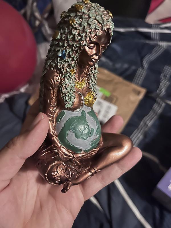 Mother Earth Goddess Resin Statue Home Garden Decor Ornament photo review