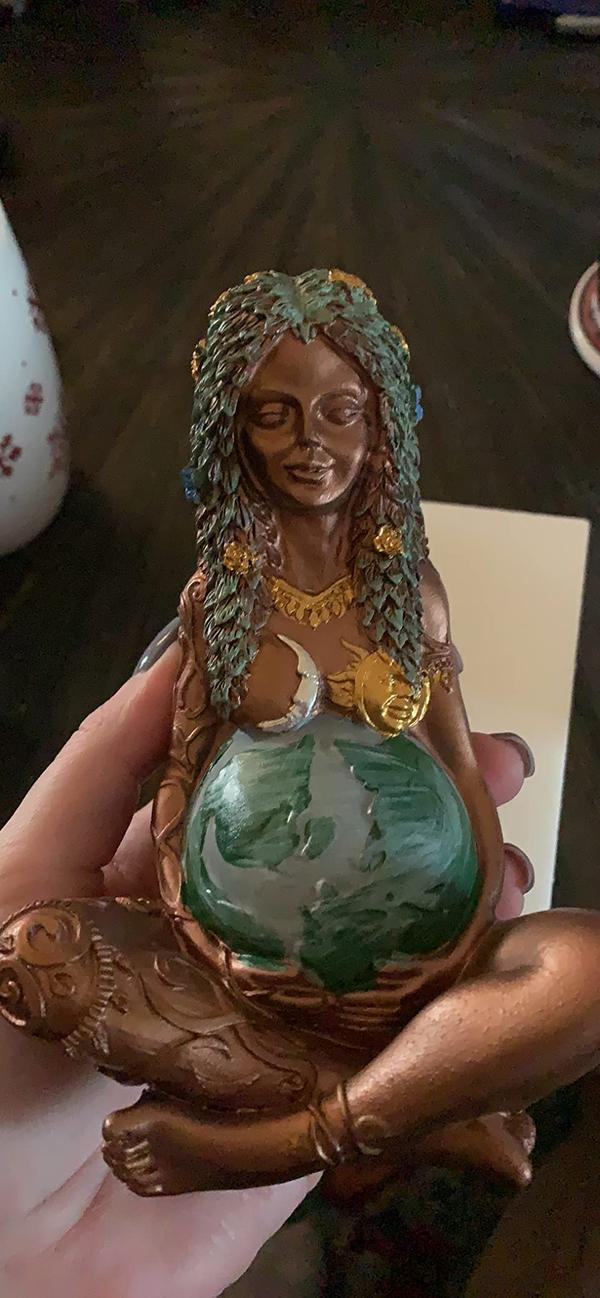 Mother Earth Goddess Resin Statue Home Garden Decor Ornament photo review