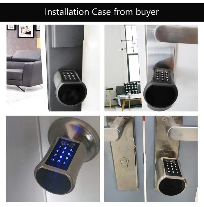 Waterproof Bluetooth Smart Cylinder Lock with App Control