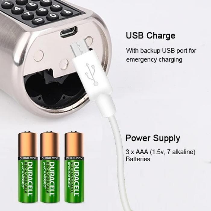 Waterproof Bluetooth Smart Cylinder Lock with App Control