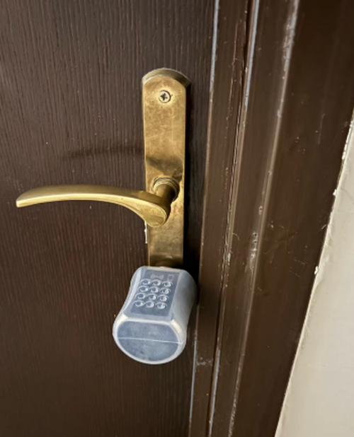 Waterproof Bluetooth Smart Cylinder Lock with App Control photo review