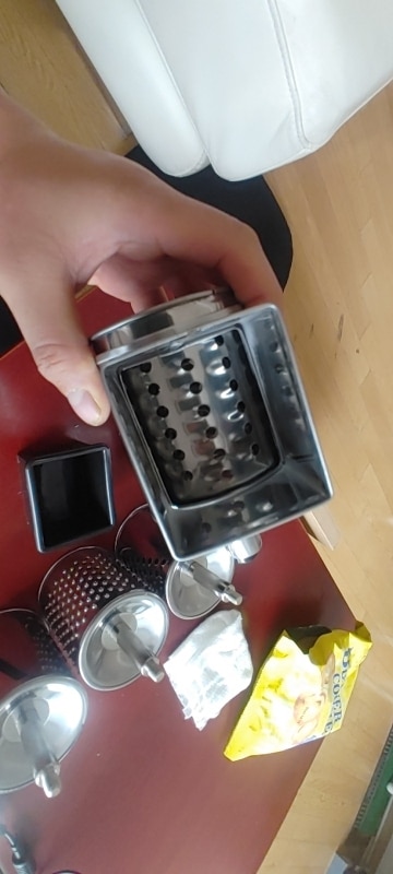 Multi-Functional Kitchen Rotary Food Grater/Shredder/Slicer photo review