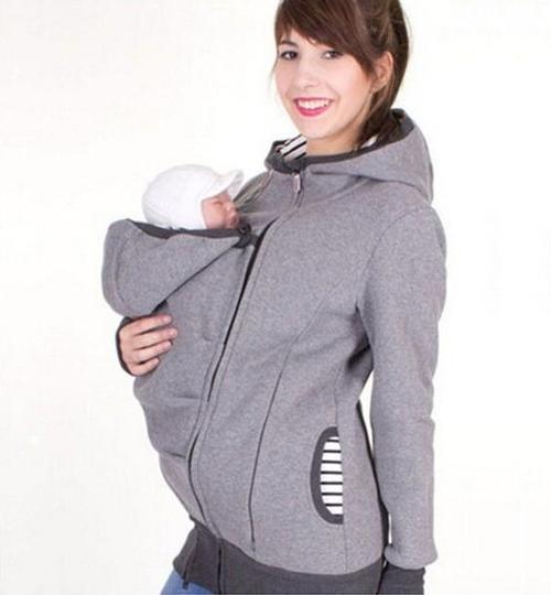 Multifunctional Kangaroo Hoodie for Maternity