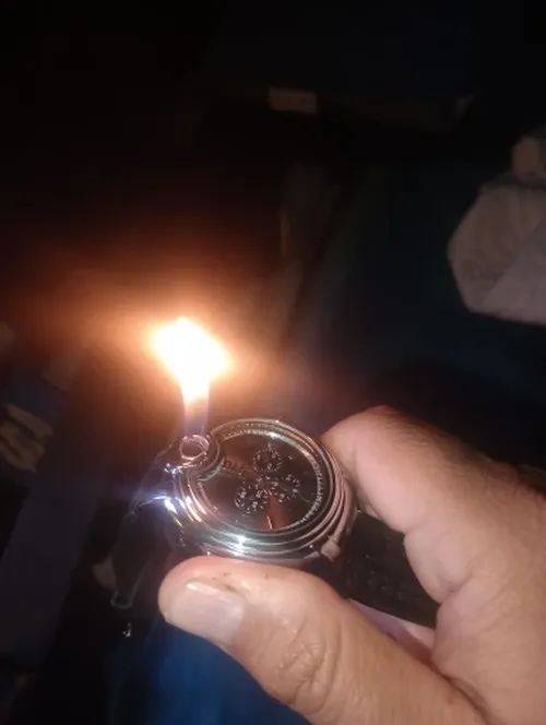 Multifunctional Refillable Watch with Built-In Gas Lighter photo review