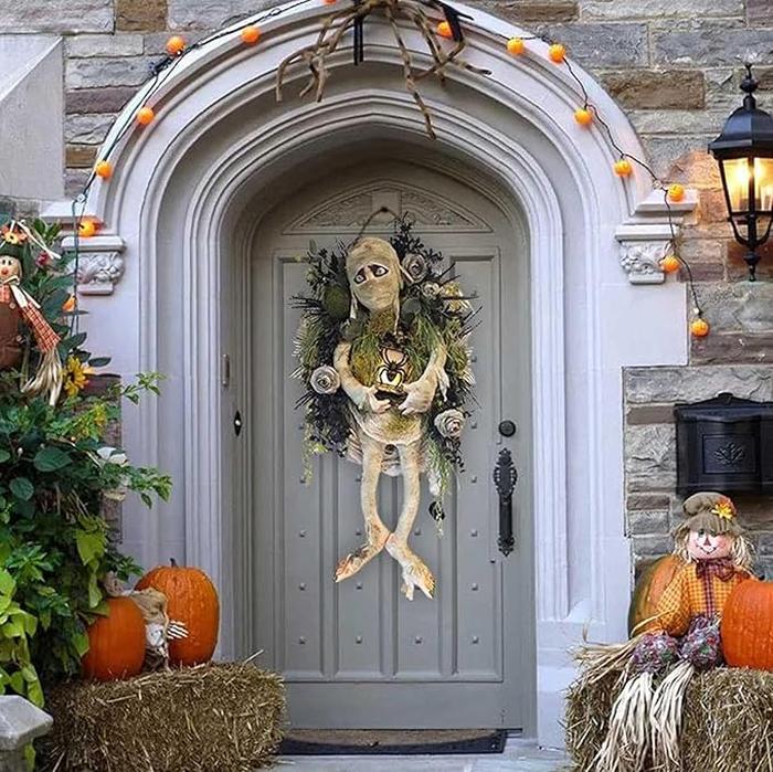 Mummy Halloween Garland Door Decoration