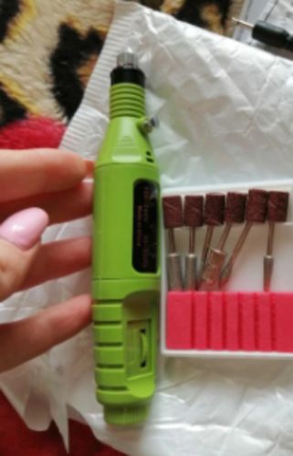 Multifunctional Electric Nail Drill Machine with 6 Bits for Acrylic Nail Art photo review