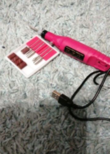Multifunctional Electric Nail Drill Machine with 6 Bits for Acrylic Nail Art photo review