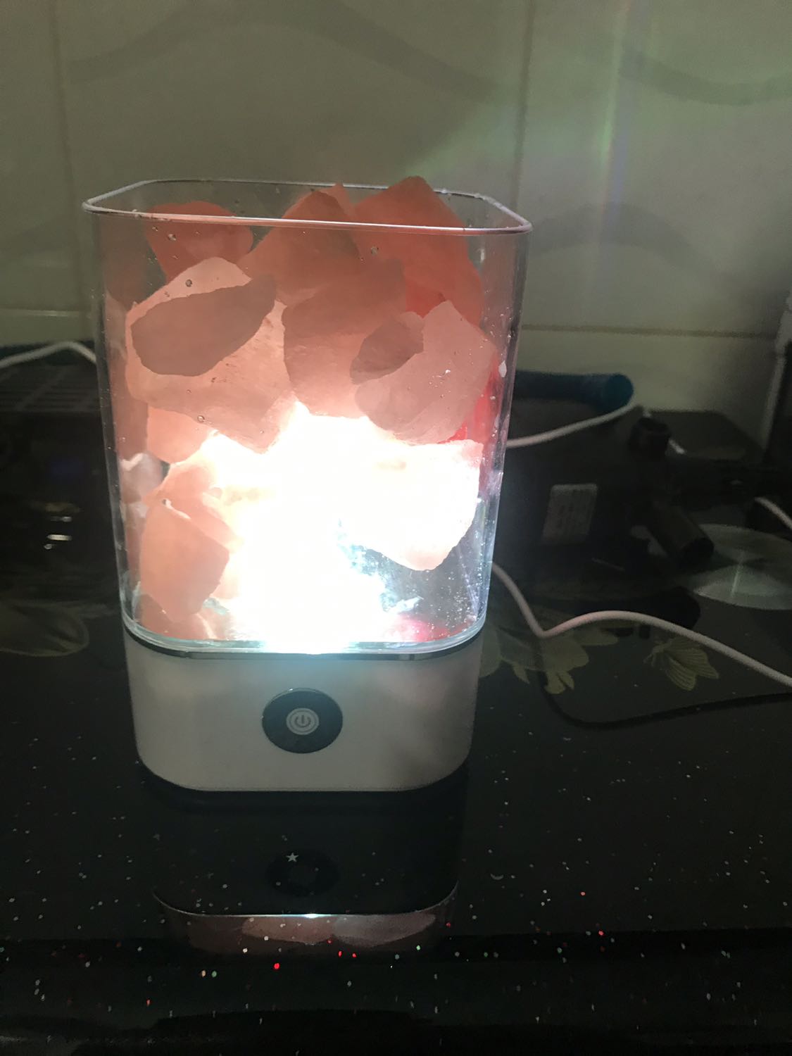 USB Crystal Light Natural Himalayan Salt LED Lamp photo review