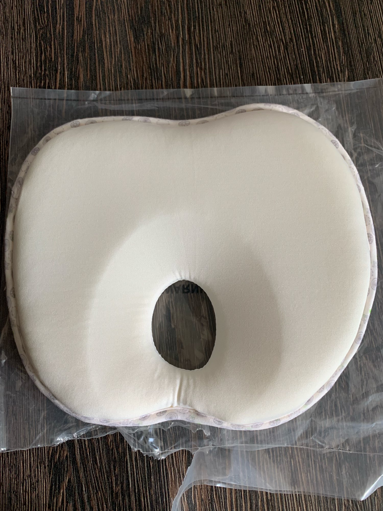 Newborn Infant Anti-Roll Pillow Flat Head Prevention photo review