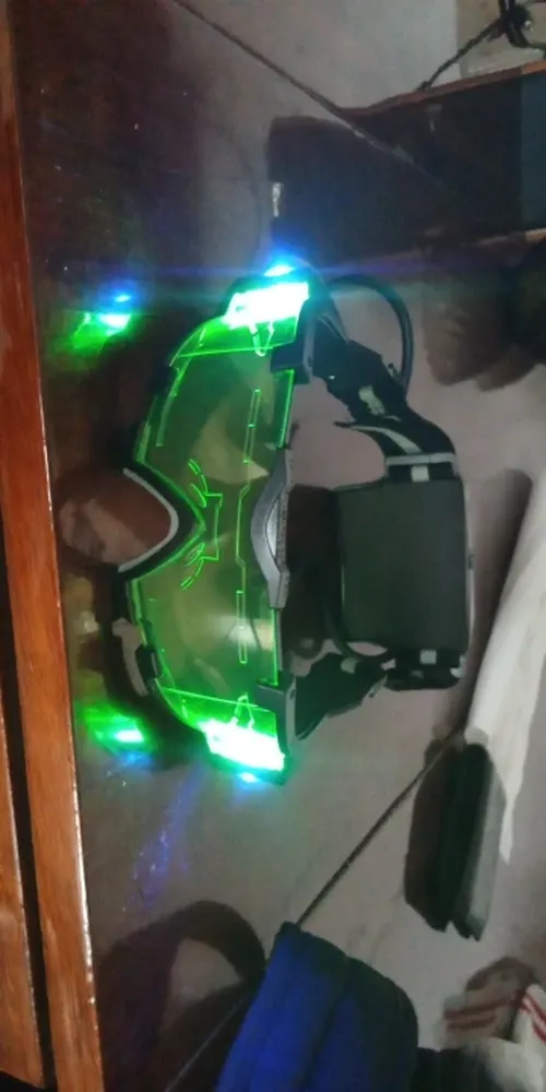Night Vision Goggles, Adjustable Kids-Led Night Goggles Eye Protection Glass with Anti-laser Lens photo review