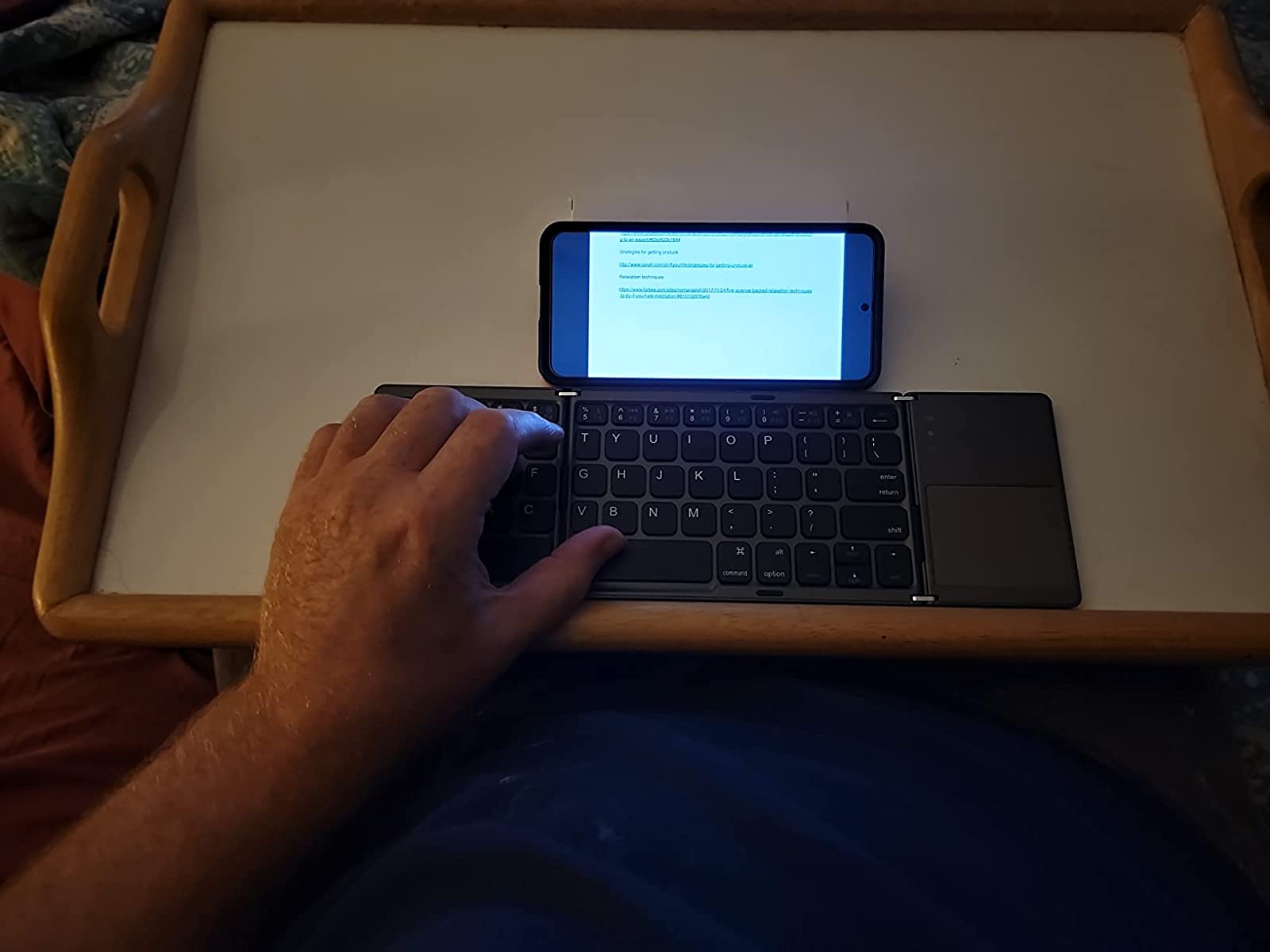 No.1 Foldable Bluetooth Travel Pocket Keyboard photo review